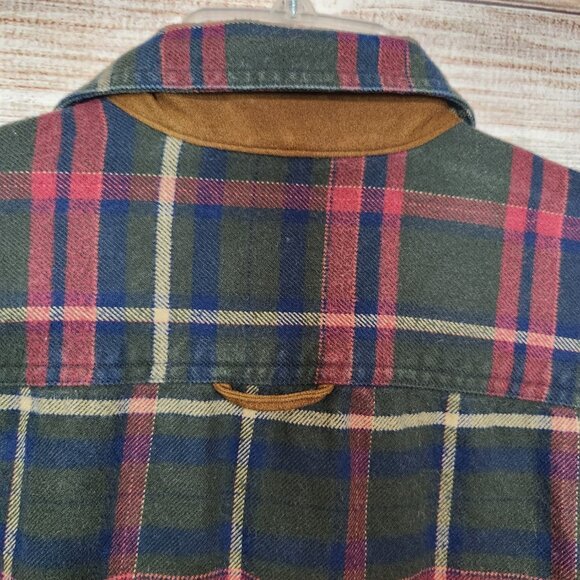 Orvis Perfect Flannel Shirt Long Sleeve Button Down Plaid Pockets Men's Medium - Picture 16 of 16